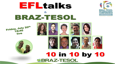 EFLtalks LIVE at BRAZ-TESOL